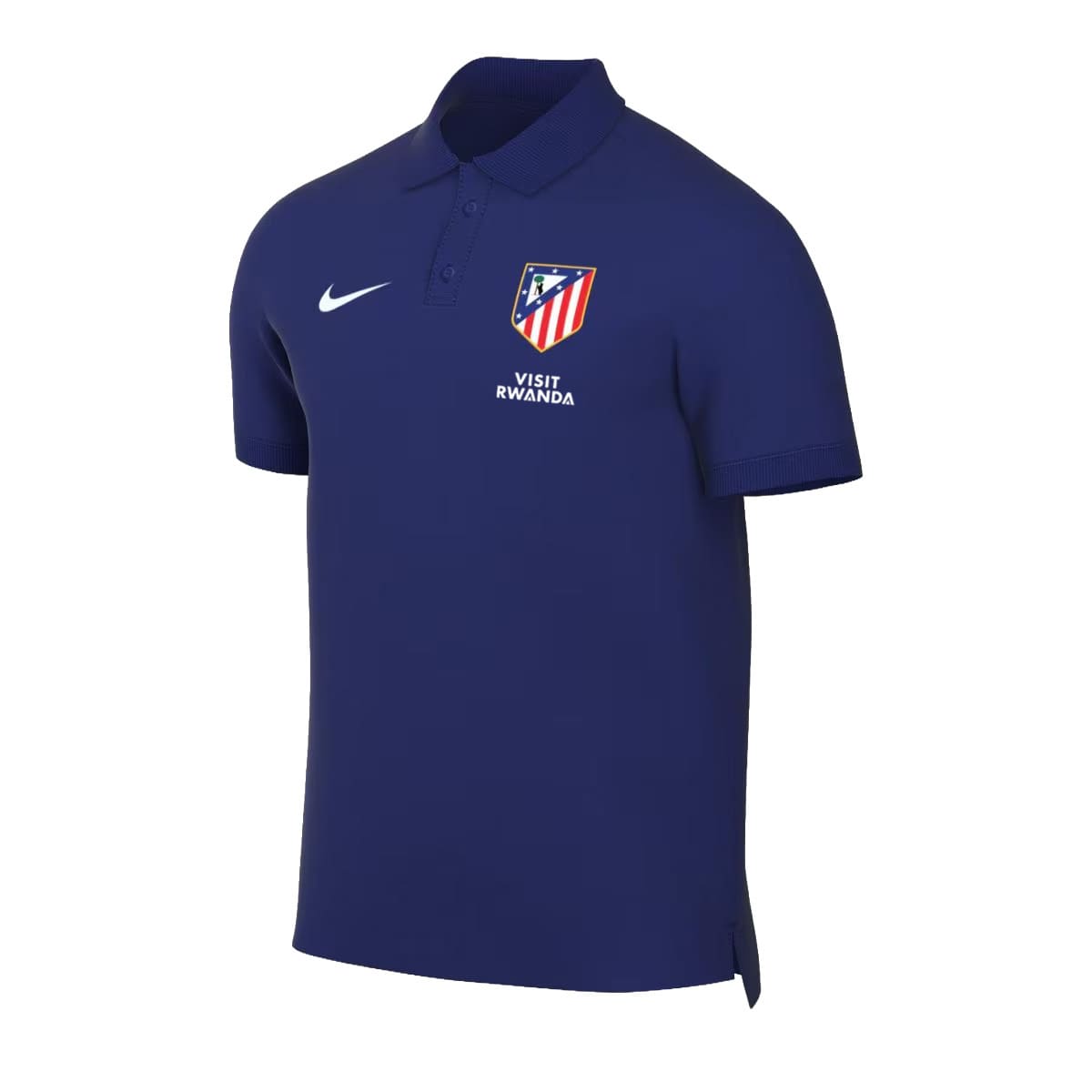 Nike men's blue crest polo image number null